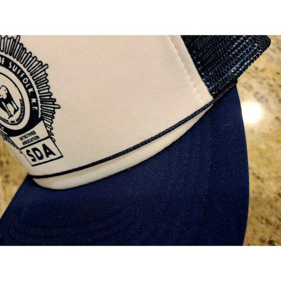 Vtg SDA Police Department Suffolk County NY Detectives Assoc. Mesh Snap Back Hat - Picture 4 of 8